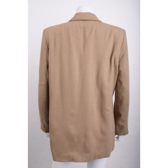 Vintage Johnathan Logan Womens Brown Long Sleeve Blazer Jacket Sz US 10 - Picture 5 of 6